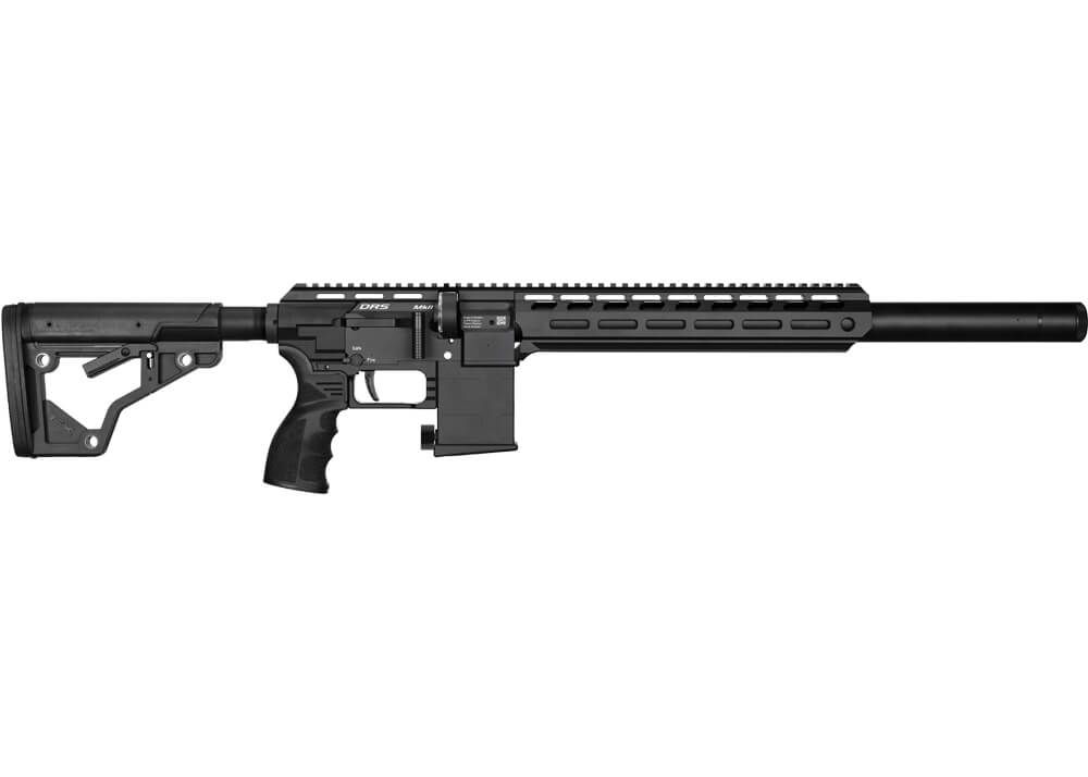 FX DRS MKII Tactical Compact PCP-luftgevær i 4,5 mm med aluminiumshandguard og AR15-kolbe