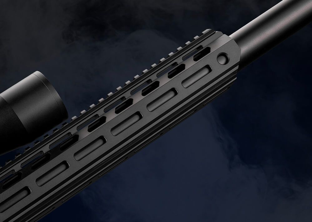 FX DRS MKII Tactical Standard PCP-luftgevær i 4,5 mm med M-LOK-handguard og justerbar kolbe