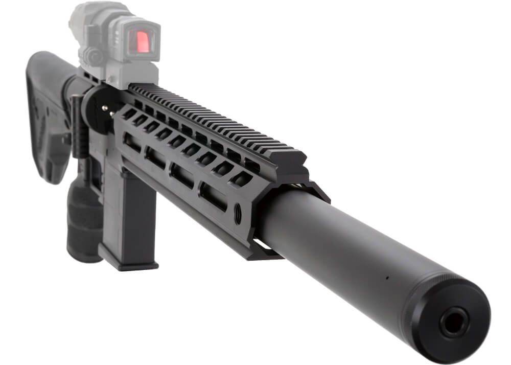 FX DRS Tactical 600 PCP-luftgevær i 4,5 mm med UG-1 greb og skinner i fuld længde