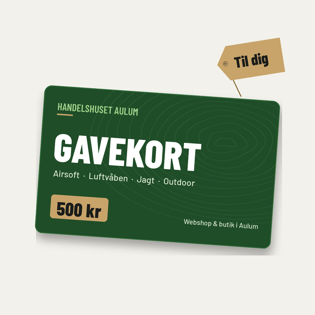 Gavekort til Handelshuset Aulum – 500 kr
