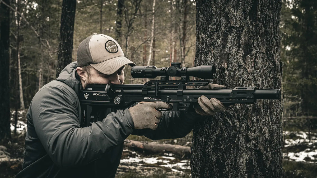 FX Leopard Standard PCP-luftgevær i 4,5 mm, bullpup med 600 mm løb