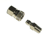 Quick connector set, 1/8" NPT, Paintball